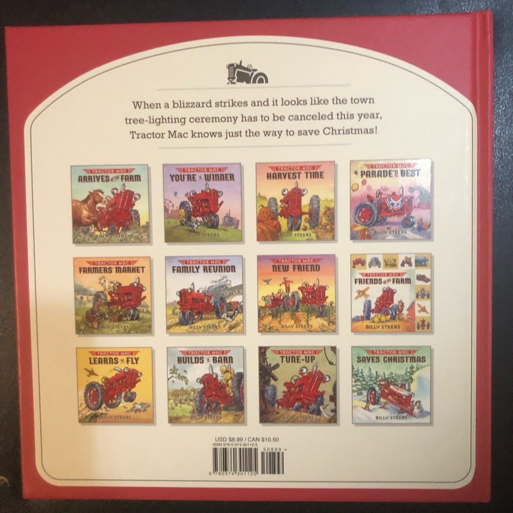 Tractor Mac Saves Christmas Book - Picture 5 of 6
